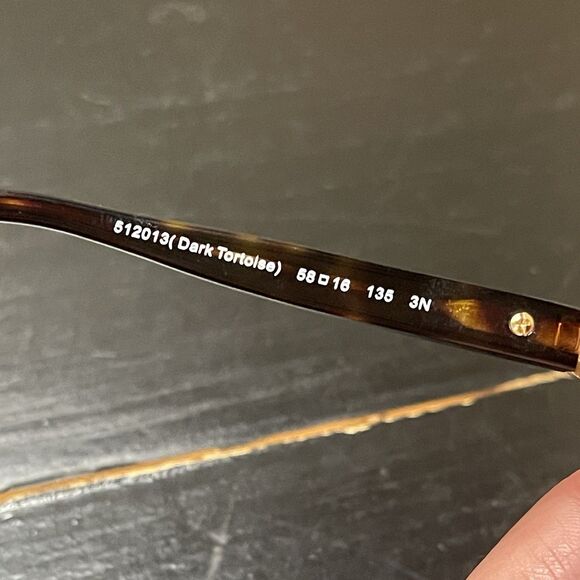 COACH Kissing C Square Black Sunglasses L948 HC8145 NO CASE - Picture 6 of 11